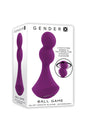 Gender X - Ball Game Vibrating & Rotating Beaded Anal Plug - Purple - Stag Shop