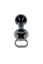 Gender X - Blow Pop Glass Anal Plug - Black - Stag Shop