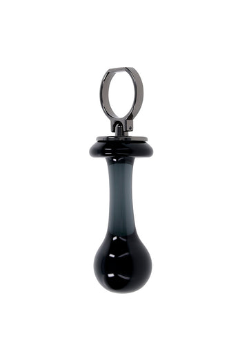 Gender X - Blow Pop Glass Anal Plug - Black - Stag Shop