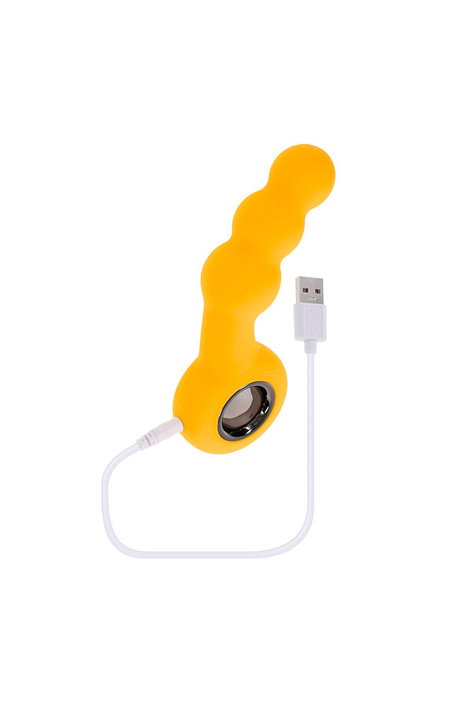 Gender X - Bumble Beaded Vibrator - Yellow - Stag Shop