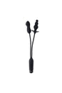 Gender X - Double My Pleasure Mini Vibe & Plug - Black - Stag Shop