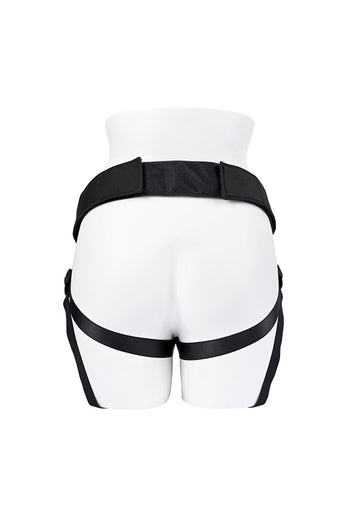 Gender X - Double Rider Dual Toy Strap-On Harness - Grey/Black - Stag Shop