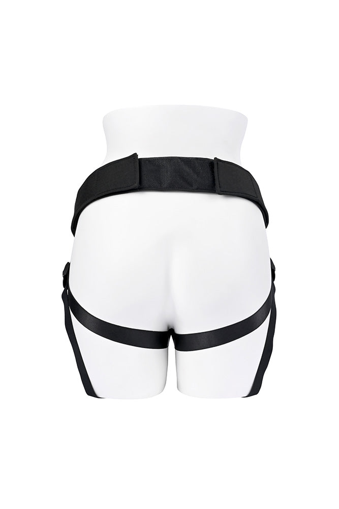 Gender X - Double Rider Dual Toy Strap-On Harness - Grey/Black - Stag Shop