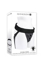 Gender X - Double Rider Dual Toy Strap-On Harness - Grey/Black - Stag Shop