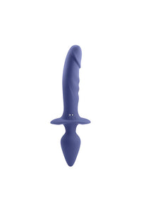 Thumbnail for Gender X - Dual Defender Double Ended Vibrator - Purple - Stag Shop