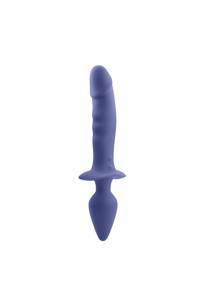 Gender X - Dual Defender Double Ended Vibrator - Purple - Stag Shop