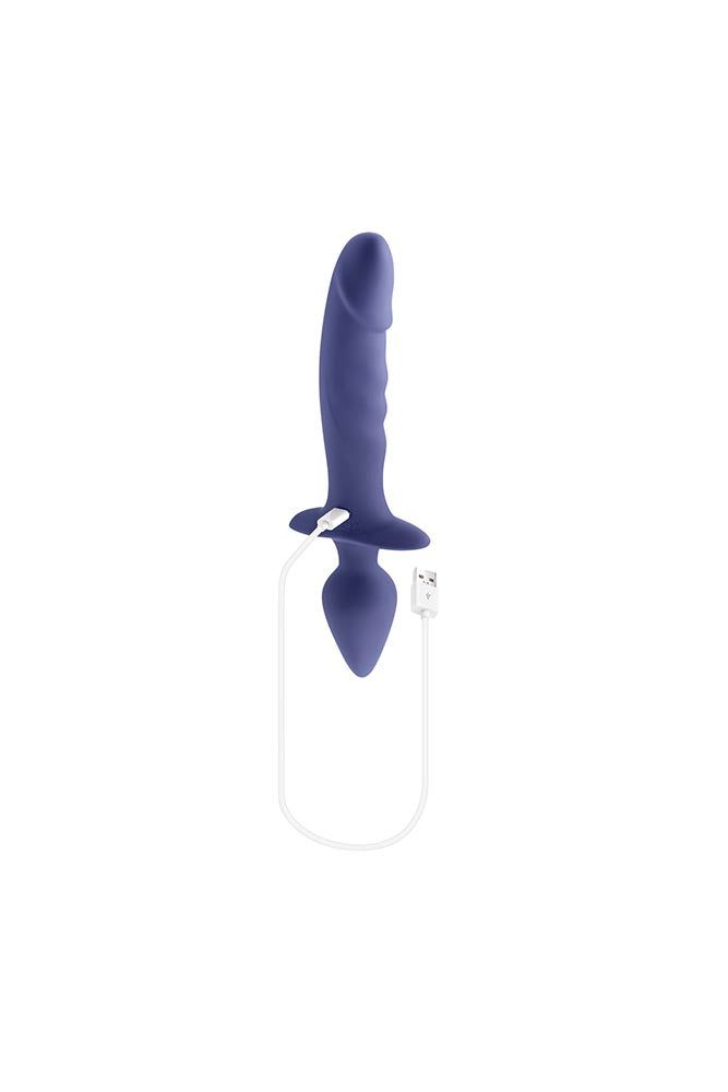 Gender X - Dual Defender Double Ended Vibrator - Purple - Stag Shop