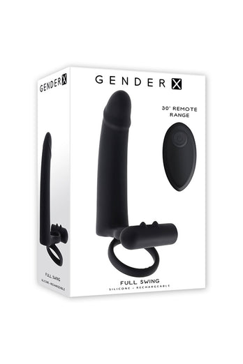 Gender X - Full Swing Remote Controlled DP Cock Ring - Stag Shop