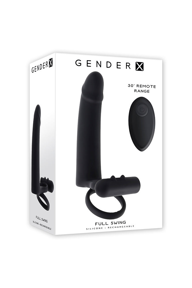 Gender X - Full Swing Remote Controlled DP Cock Ring - Stag Shop