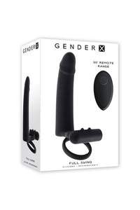 Thumbnail for Gender X - Full Swing Remote Controlled DP Cock Ring - Stag Shop