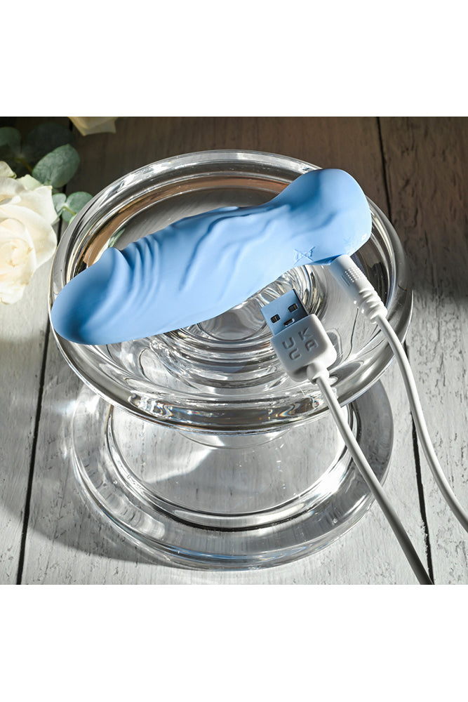 Gender X - Lil Buddy Phallic Bullet Vibrator - Blue - Stag Shop