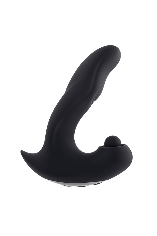 Gender X - Mad Tapper Double Tapping & Vibrating Prostate Massager - Black - Stag Shop