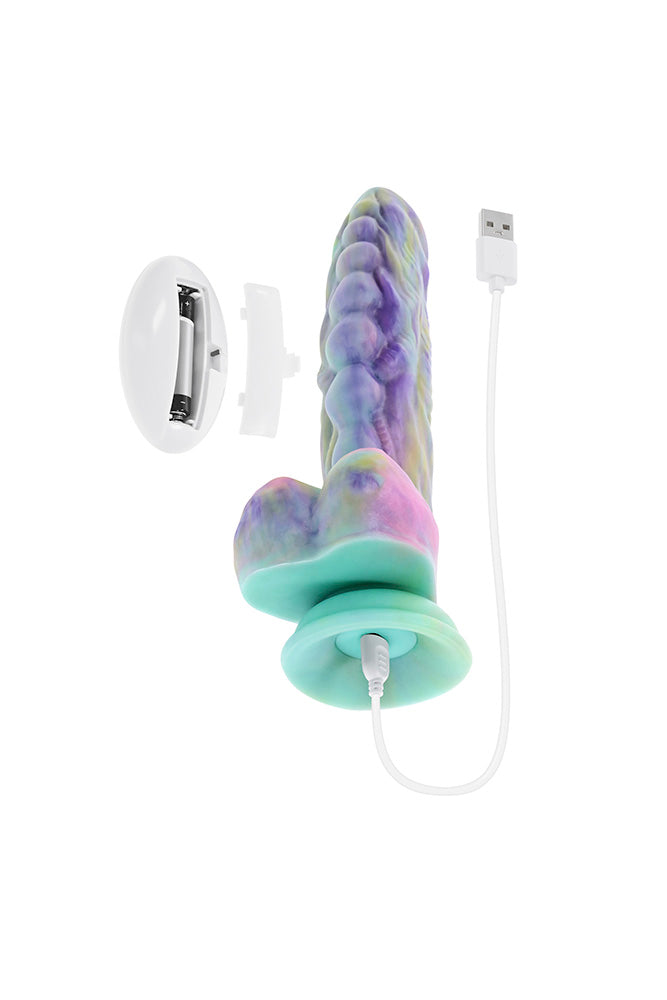 Gender X - Monster's Ball Thrusting & Vibrating Dildo With Remote Control