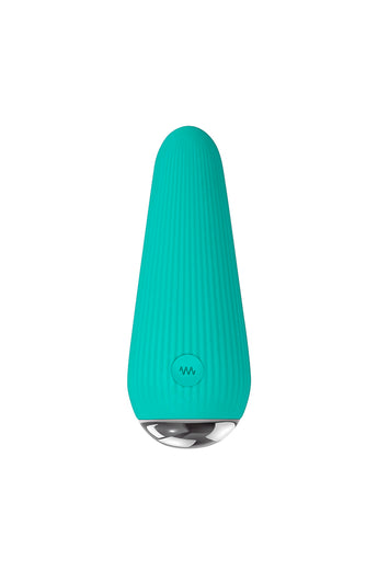 Gender X - O Cone Bullet Vibrator - Teal - Stag Shop
