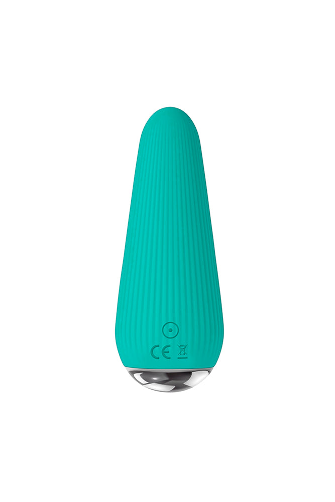 Gender X - O Cone Bullet Vibrator - Teal - Stag Shop