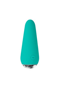 Thumbnail for Gender X - O Cone Bullet Vibrator - Teal - Stag Shop