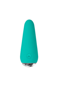 Thumbnail for Gender X - O Cone Bullet Vibrator - Teal - Stag Shop