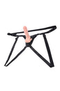 Gender X - Pleasure Harness Faux Leather Strap-On - Black - Stag Shop