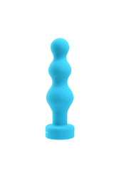 Gender X - Plugged Up Vibrating Beaded Anal Plug - Blue - Stag Shop