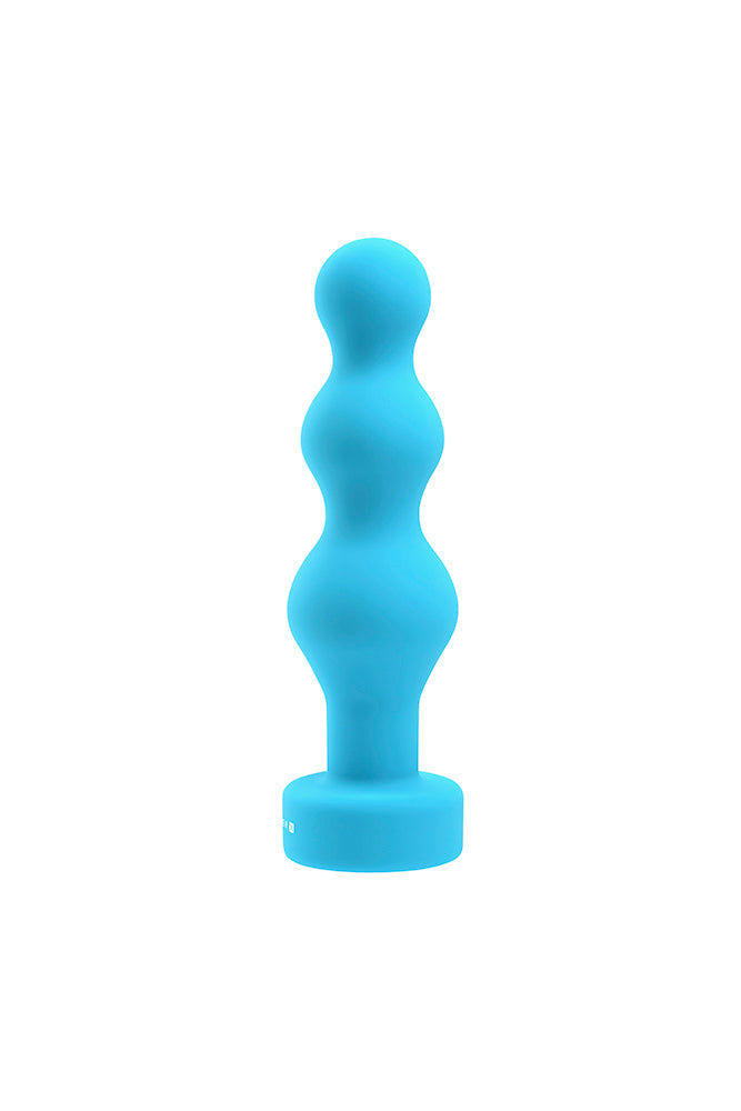 Gender X - Plugged Up Vibrating Beaded Anal Plug - Blue - Stag Shop