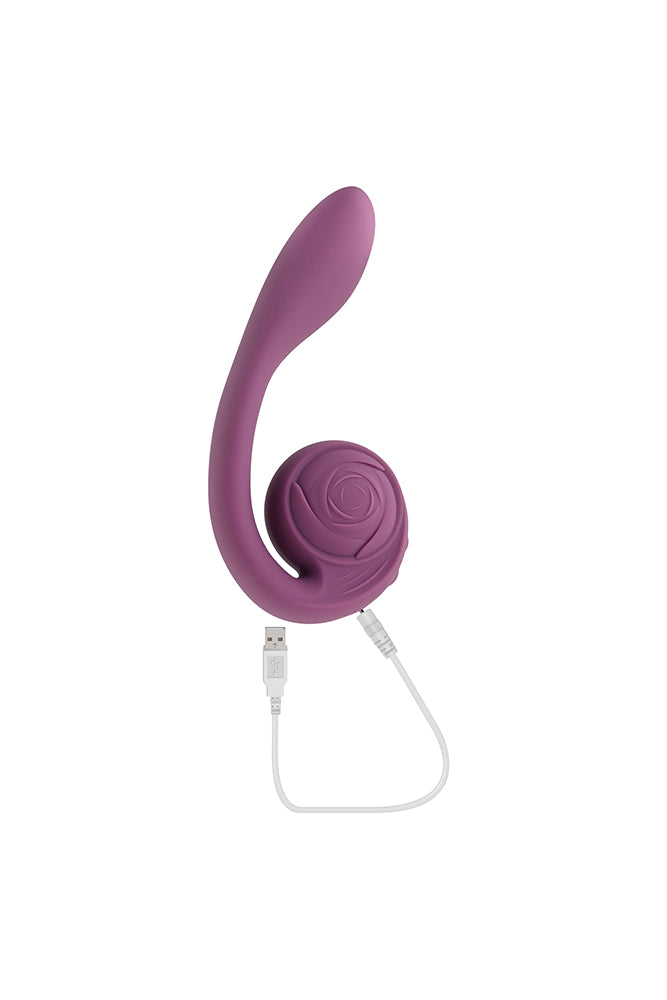 Gender X - Poseable You Dual Vibrator - Purple - Stag Shop