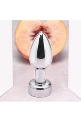 Gender X - Rockin Vibrating Metal Plug - Assorted Sizes - Silver - Stag Shop