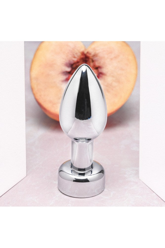 Gender X - Rockin Vibrating Metal Plug - Assorted Sizes - Silver - Stag Shop