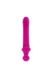 Gender X - Sharing Is Caring Vibrating Strapless Strap-On - Pink - Stag Shop