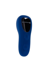 Gender X - Sway With Me Vibrating Butt Plug & Remote Control - Blue - Stag Shop