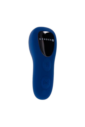 Gender X - Sway With Me Vibrating Butt Plug & Remote Control - Blue - Stag Shop