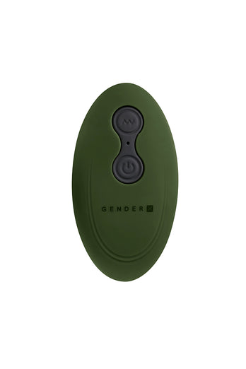 Gender X - The General G-Spot Vibrator With Come-Hither Motion - Green - Stag Shop