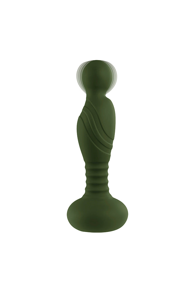 Gender X - The General G-Spot Vibrator With Come-Hither Motion - Green - Stag Shop