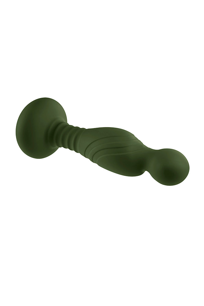 Gender X - The General G-Spot Vibrator With Come-Hither Motion - Green - Stag Shop