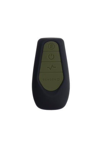 Gender X - The Hunk Thrusting Remote Control Vibrator - Green - Stag Shop