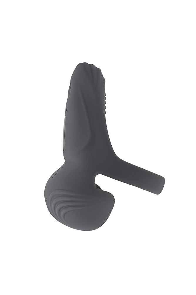 Gender X - Undercarriage Vibrating Cock Ring - Black - Stag Shop