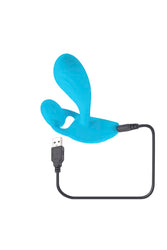 Gender X - Wear Me Out Vibrator with Remote Control - Blue - Stag Shop
