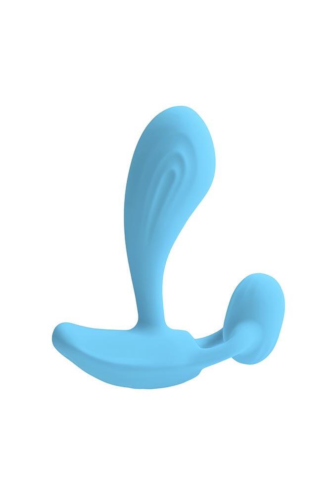 Gender X - Wear Me Out Vibrator with Remote Control - Blue - Stag Shop