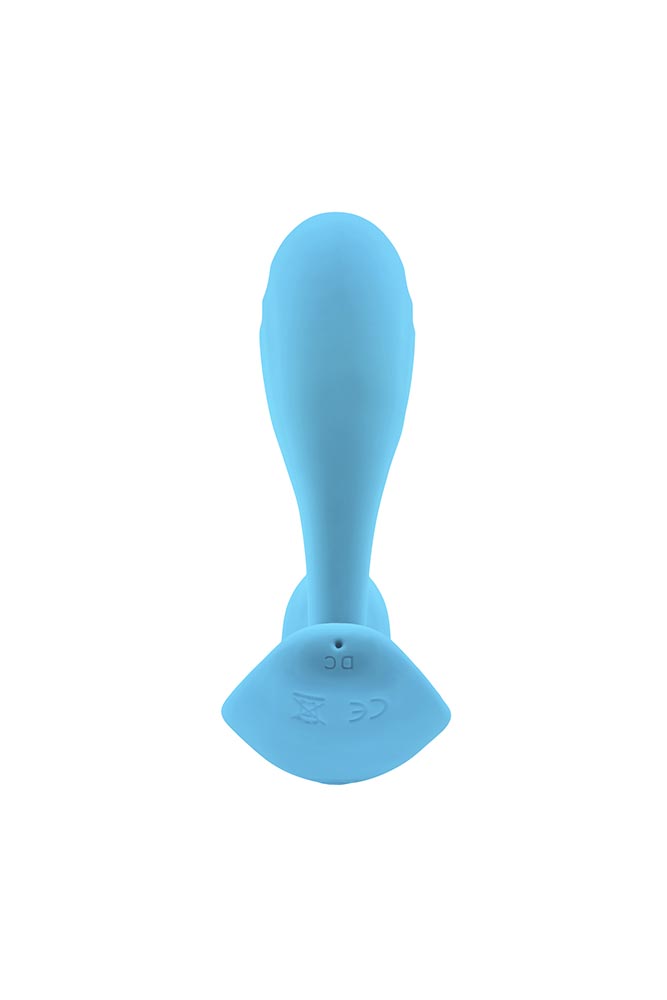 Gender X - Wear Me Out Vibrator with Remote Control - Blue - Stag Shop