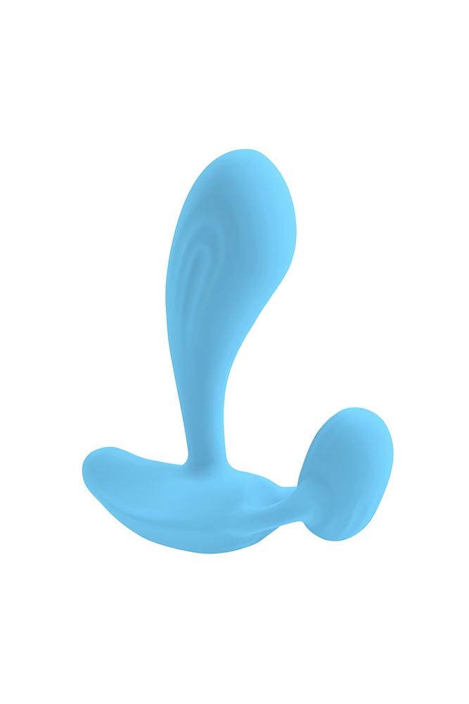 Gender X - Wear Me Out Vibrator with Remote Control - Blue - Stag Shop
