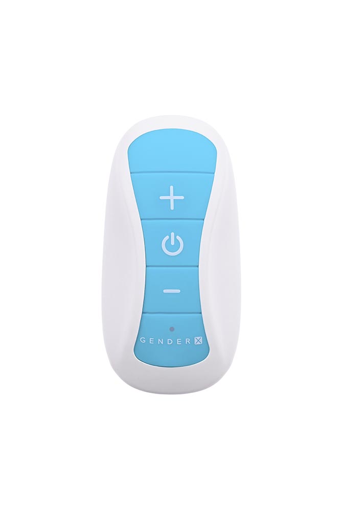 Gender X - Wear Me Out Vibrator with Remote Control - Blue - Stag Shop