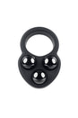 Gender X - Workout Ring Weighted Cock Ring - Black - Stag Shop