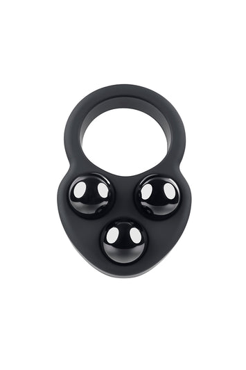 Gender X - Workout Ring Weighted Cock Ring - Black - Stag Shop
