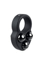 Gender X - Workout Ring Weighted Cock Ring - Black - Stag Shop