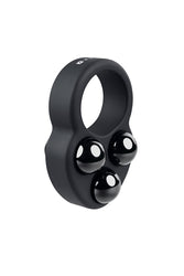 Gender X - Workout Ring Weighted Cock Ring - Black - Stag Shop
