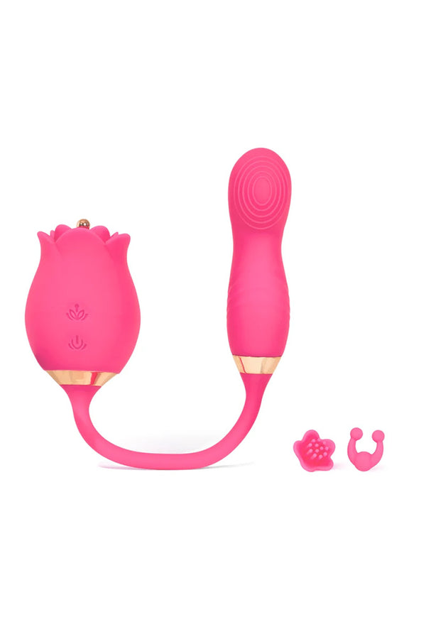 Cousins Group - Intimately GG - Thrusting Rose Vibrator