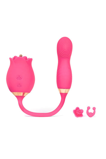 Cousins Group - Intimately GG - Thrusting Rose Vibrator