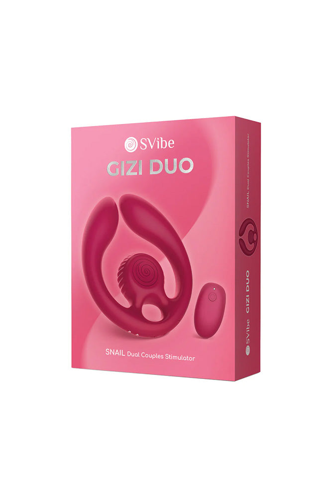 Snail Vibe - Gizi Duo Vibrating Remote Control Couples Toys - Stag Shop