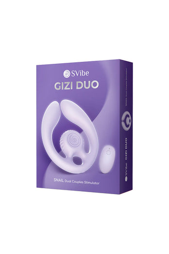Snail Vibe - Gizi Duo Vibrating Remote Control Couples Toys - Stag Shop