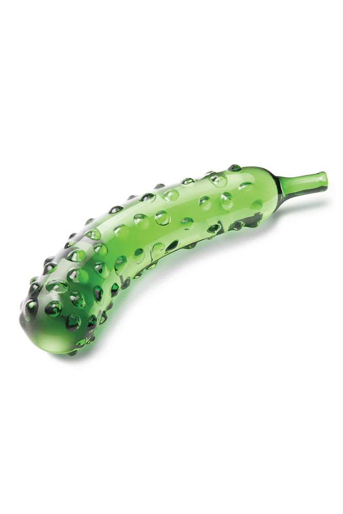 Gläs - Caressing Cucumber 8.25" Glass Dildo - Stag Shop