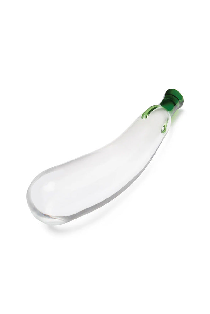 Gläs - Eggplant Ecstasy 7.25" Glass Dildo - Stag Shop